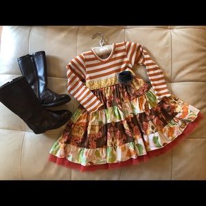 Giggle Moon dress 3T & Gymboree boots sz. 9